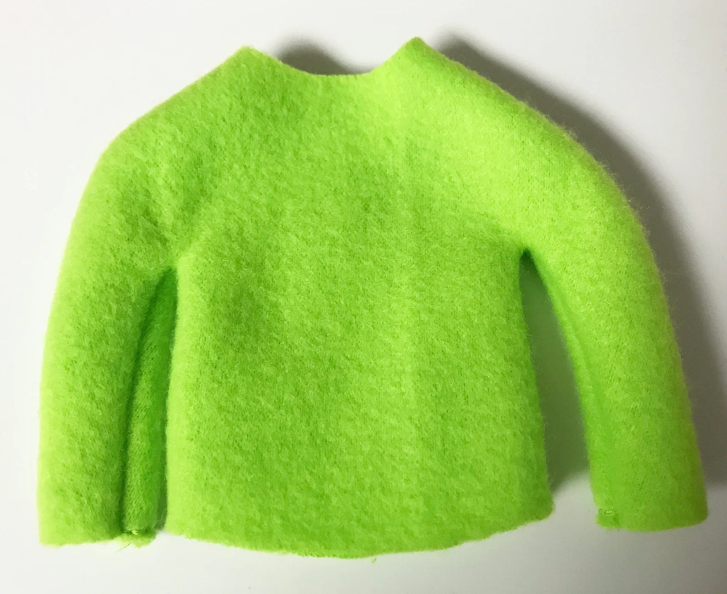 Embroidered Christmas Elf Sweater Clothing Prop, Elf Clothes, NBC Boogie Man Green Monster, 12" Doll Clothes Accessories, Christmas Ornament