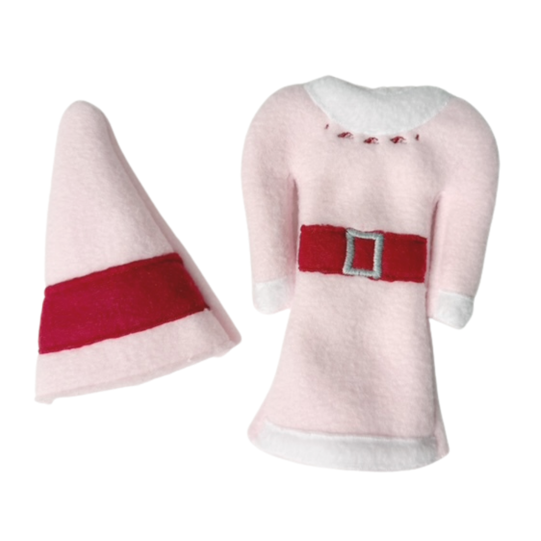 Jovie Elf Embroidered Christmas Elf Costume Clothing Prop, Elf Clothes, 12" Doll Clothes Accessories (Copy)