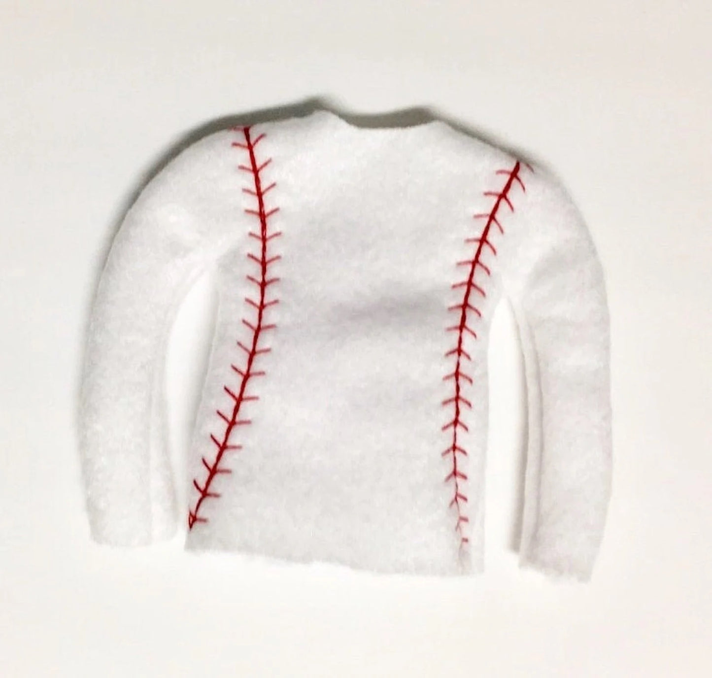 Ball Sports Embroidered Elf Sweater - Festive 12" Doll Clothing Prop