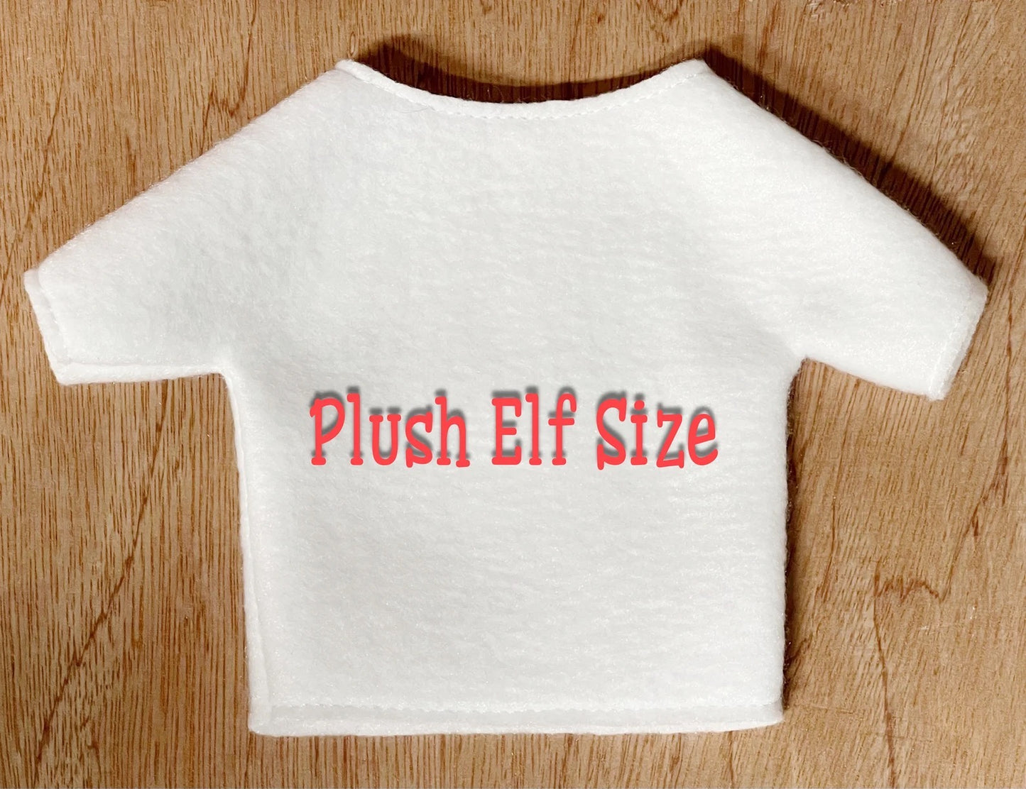 Plush Elf Size Christmas Shirt Clothing Prop, Elf Clothes, 12" Doll Clothes Accessories, Sweater Matching, DIY Vinyl Blank